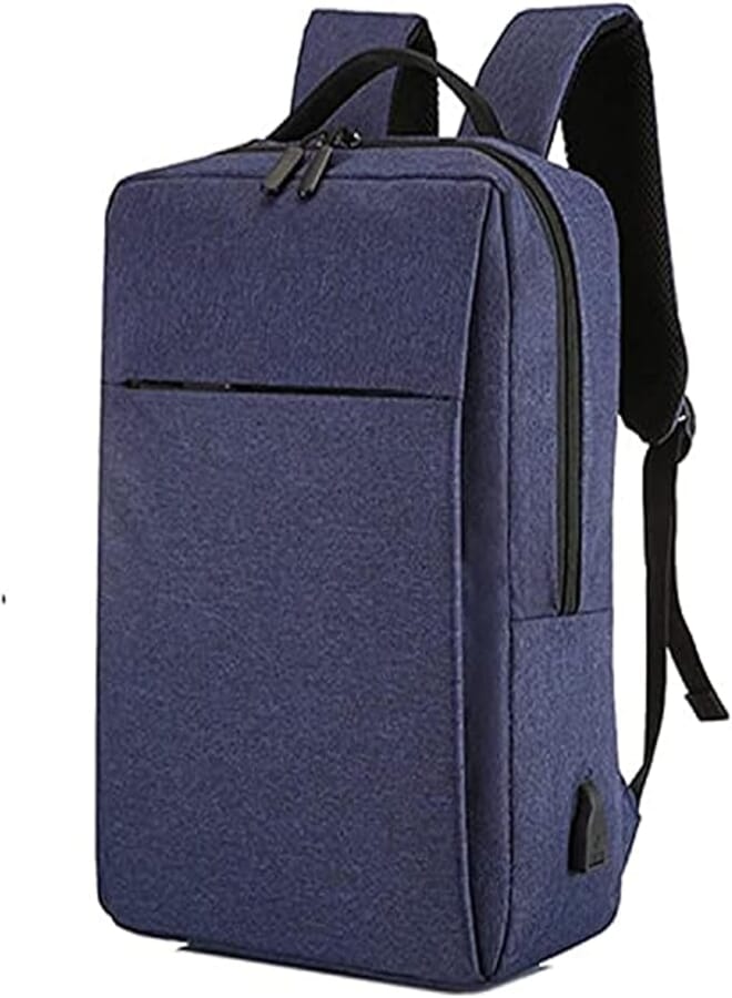 Backpack for 15.6 inch Laptop With 2 Zippers - Blue